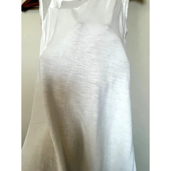 Robbi & Nikki Sleeveless White Blouse M - Picture 6 of 8